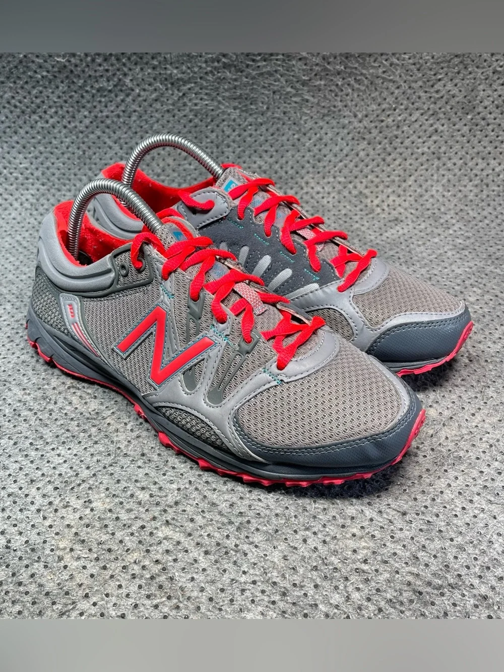 New Balance 101 Grey Red Mesh Shoes Size 10 Women’s